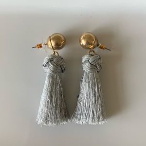 J. Crew silver and gold earrings